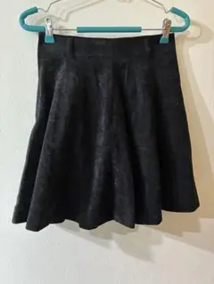 PENDORA黒 スエード風 フレアスカート