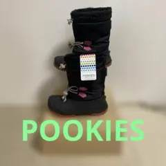 POOKIES 子ども用スノーブーツ 黒