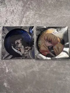 鬼滅の刃　我妻善逸　獪岳　缶バッジ