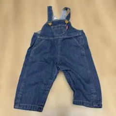 ミキハウス　デニムオーバーオール 80センチ