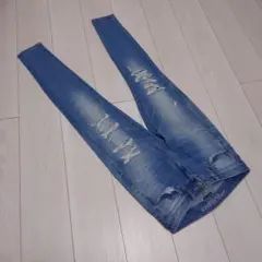 AE Jeggingスーパーストレッチダメージデニムパンツ/2REGULAR