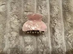 ピンク ヘアクリップ クリップ式
