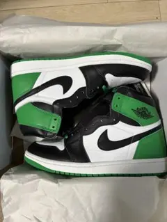 Nike Air Jordan 1 ブラック/ホワイト/グリーン