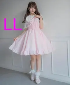 lillilly starry ホイップエプロンワンピース - メルカリ