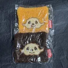 Monchhichi モンチッチ もこもこスクエアポーチ A C ガチャガチャ