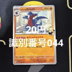 シロナのガバイト 識別番号044