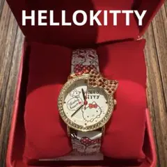 ハローキティ 時計 リボン付き【新品未使用品】