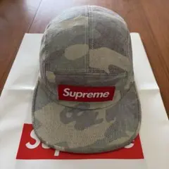 Supreme - Washed Out Camo Camp Cap