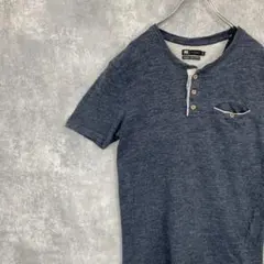 Tシャツ ハーフボタン 胸ポケット