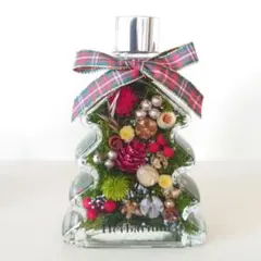 ♥ハーバリウム　クリスマスツリーボトル