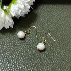 ♡大粒淡水パール♡サージカルステンレスピアス♡