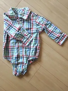 GAP チェック柄 長袖シャツ 18-24ヶ月