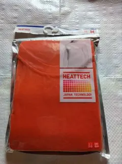 ユニクロ　普通のHEATTECH　 Mサイズ オレンジ