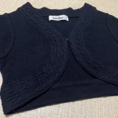 ファミリア　ボレロ　カーディガン　120サイズ ネイビー