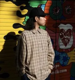 XLARGE チェック柄シャツ Mサイズ