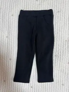 エバークローゼット 裏起毛 ズボン パンツ 黒 90センチ