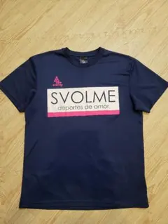 SVOLME 半袖シャツ ネイビー Lサイズのサムネイル