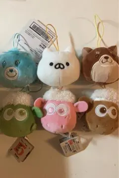 ぬいぐるみ マスコット まとめ売り 6個セット
