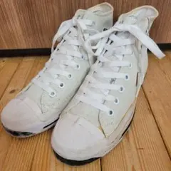 DIESEL ホワイトレザー ハイカットスニーカー