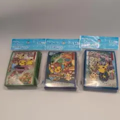ポケモンセンタートウホク お祭りごっこ ポケカ デッキシールド 3種セット