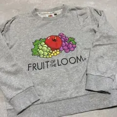 FRUIT OF THE LOOM グレー トレーナー L 130-140