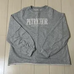 NICE CLAUP Petrichor スウェットトレーナー　ロゴスウェット
