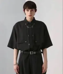 HARE 25ss完売品 レイヤードドレープシャツ