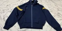 80s★adidas トラックジャケットネイビー ジャージSサイズ相当