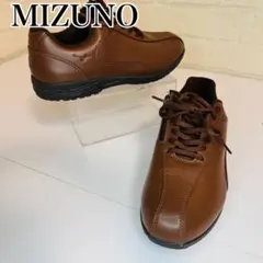 未使用級 ミズノ B1GR145256 ウォーキングシューズ 26cm 茶のサムネイル