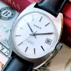 #4061【シックでお洒落】メンズ 腕時計 ベンラス 自動巻き 動作品 DATEのサムネイル