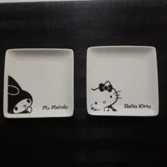 My Melody & Hello Kitty プレートセット
