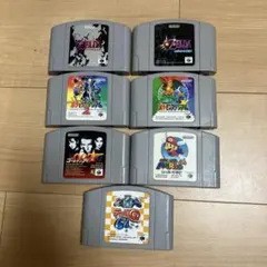 任天堂64 人気ソフト7本　動作確認済み♪