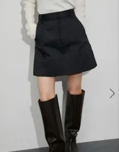 ADAM ET ROPE⭐︎メモリーサテンチノスカート
