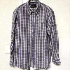 【Vintage USED 】 Swooplex チェック柄 長袖シャツ L