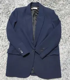 ザラ ZARA【M】ワンボタン紺ジャケット