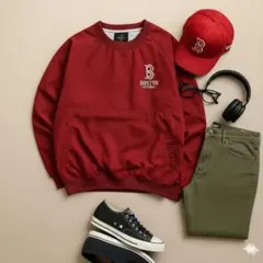 c-boy style(No.22) ストリートコーデMLBナイロン2タックチノ