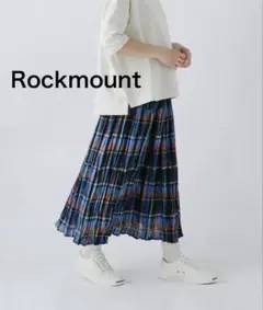 Rockmount リネン プラッドチェック しわ加工 ロングスカートのサムネイル