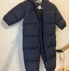 babyGAP ジャンプスーツ 防寒 中綿 ネイビー 80 90 18-24m