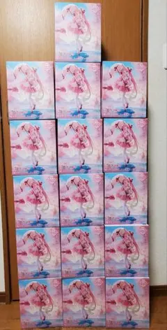 初音ミク　桜ミク AMP+ フィギュア　桜ドレスver.