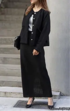 【新品】ツイードセットアップ ジャケット＋スカート 卒業式 入学式 セレモニー