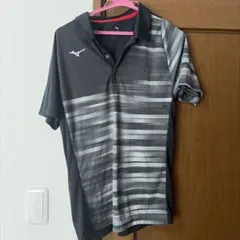 MIZUNO テニス用ポロシャツ オレンジ ブラック - メルカリ