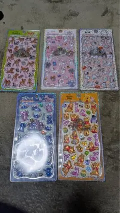 【正規品】プチドロップステッカー　ディズニー　5種　新品未開封です！