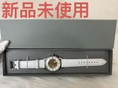 LOBOR 自動巻き時計 スケルトン ホワイトのサムネイル
