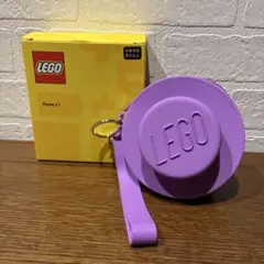 LEGO レゴ ポーチ パープル 丸型 ストラップ付き ノベルティ 非売品のサムネイル
