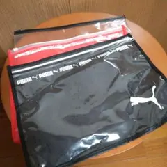 アディダス　プーマ　トラベルポーチ　3枚セット
