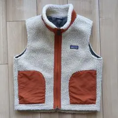 patagonia フリースベスト ベージュ