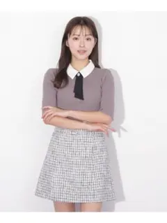 【2025SS美品】◇襟付きリボンタイニットトップス JILLSTUARTのサムネイル