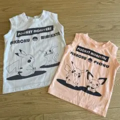 100 80 リンクコーデ　兄弟　ポケモン　タンクトップ