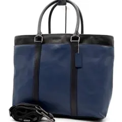 【美品】コーチ メトロポリタン 2way トートバッグ 肩掛け A4可 レザー