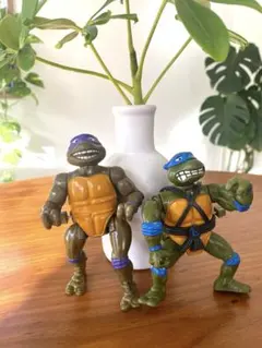 希少★ミュータント・タートルズ アクション2体セット➕おまけタートルズ
